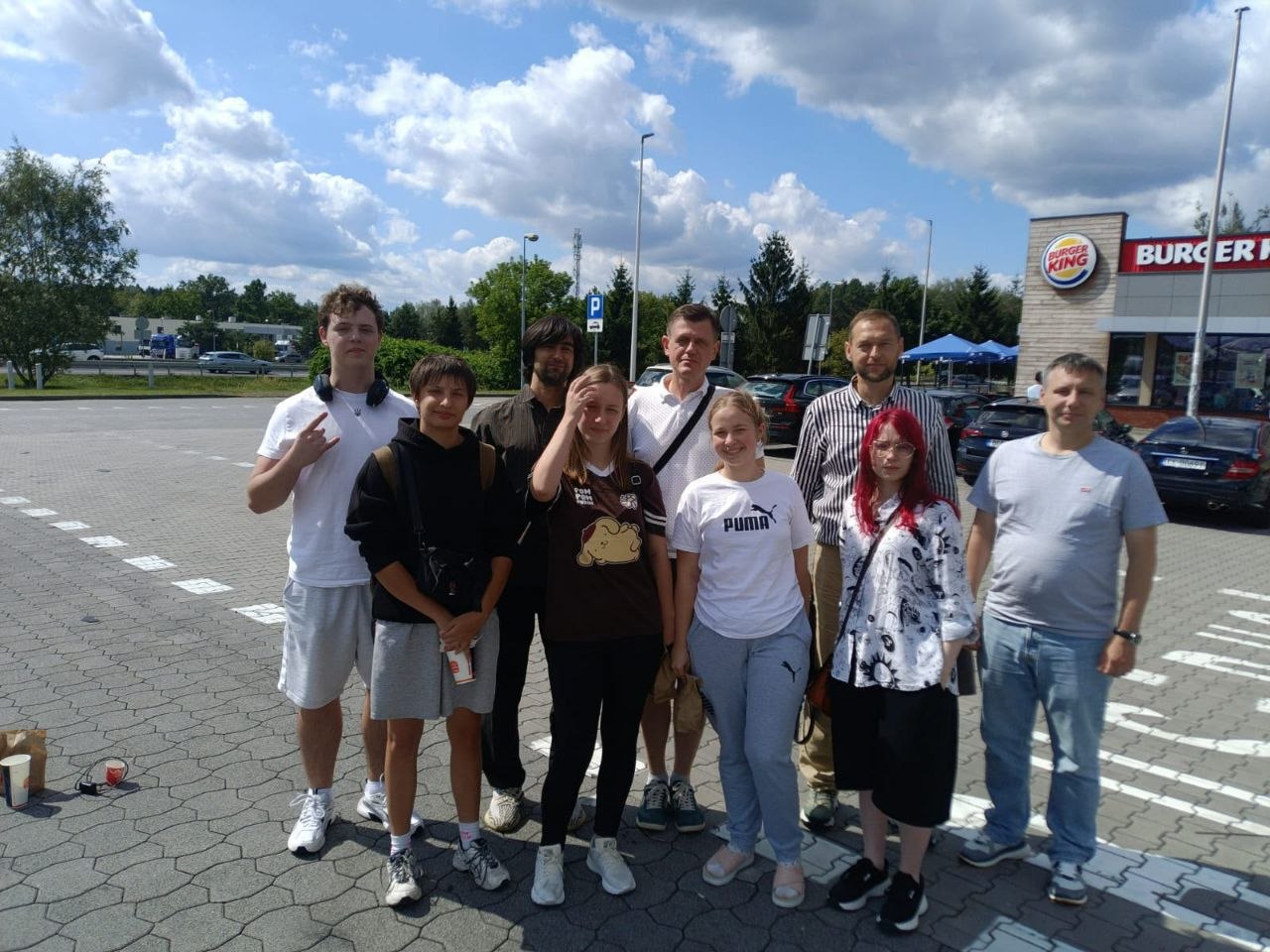 Викладачі та студенти факультету РБЕКС дорогою до літньої школи в Єні, Німеччина